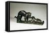 Two Jaguars-Rembrandt Bugatti-Framed Stretched Canvas