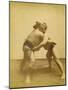 Two Japanese Sumo Wrestlers-null-Mounted Photographic Print