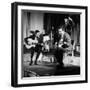 Two Jazz Guitar Players Performing on Stage-null-Framed Giclee Print