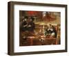 Two Jesuits Talking While St Raymond Writes the Council, Detail from St Raymond of Penafort-Alonso Antonio Villamor-Framed Giclee Print