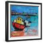 Two Jolly Fishing Boats 2012-Sylvia Paul-Framed Giclee Print