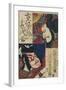 Two Kabuki Actors-Torii Kiyomitsu II and Toyokuni III-Framed Giclee Print