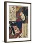 Two Kabuki Actors-Torii Kiyomitsu II and Toyokuni III-Framed Giclee Print