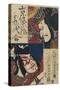 Two Kabuki Actors-Torii Kiyomitsu II and Toyokuni III-Stretched Canvas