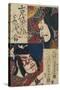 Two Kabuki Actors-Torii Kiyomitsu II and Toyokuni III-Stretched Canvas