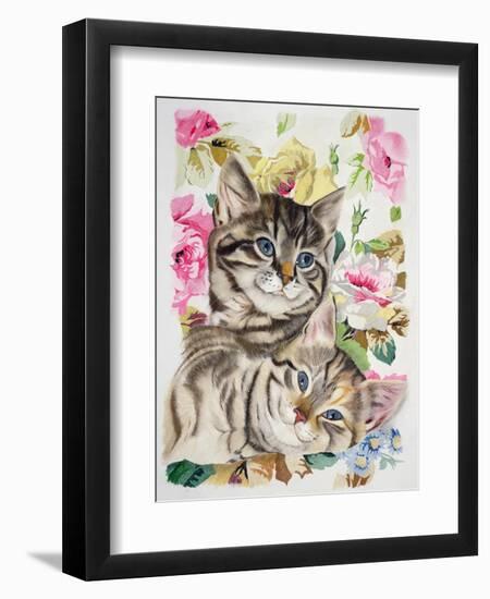 Two Kittens-Anne Robinson-Framed Giclee Print