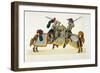 Two Knights at a Tournament, Plate from "A History of the Development and Customs of Chivalry"-Friedrich Martin Von Reibisch-Framed Giclee Print
