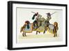 Two Knights at a Tournament, Plate from "A History of the Development and Customs of Chivalry"-Friedrich Martin Von Reibisch-Framed Giclee Print