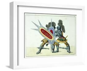 Two Knights Fighting, c.1842-Friedrich Martin Von Reibisch-Framed Giclee Print