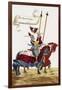 Two Knights in Jousting Armour (Gestech) and Armed with Lances, Illustration from a Facsimile…-Hans Burgkmair-Framed Giclee Print