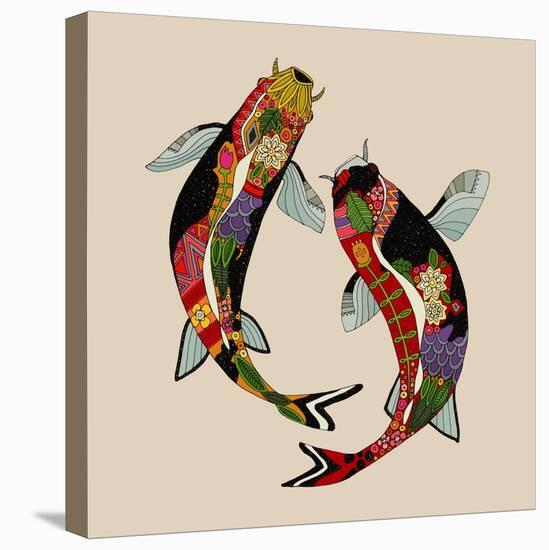 Two Koi-Sharon Turner-Stretched Canvas