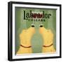 Two Labrador Wine Dogs Square-Ryan Fowler-Framed Art Print