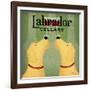 Two Labrador Wine Dogs Square-Ryan Fowler-Framed Art Print