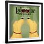 Two Labrador Wine Dogs Square-Ryan Fowler-Framed Art Print