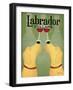 Two Labrador Wine Dogs-Ryan Fowler-Framed Art Print