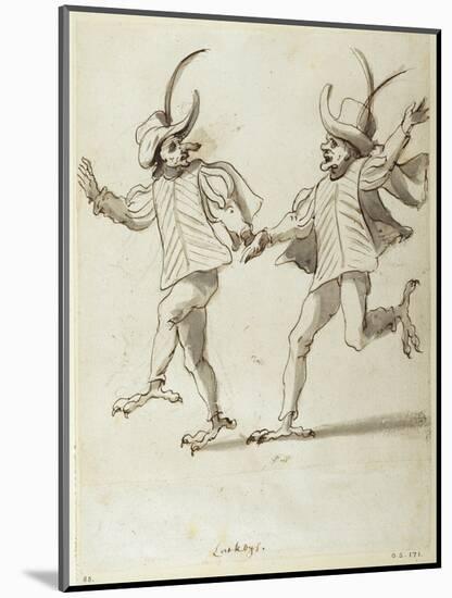 Two Lackeys-Inigo Jones-Mounted Giclee Print