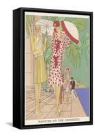 Two Ladies at Cannes-Zeilinger-Framed Stretched Canvas