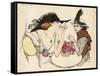 Two Ladies Drinking 1930S-J. Gose-Framed Stretched Canvas