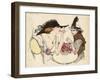 Two Ladies Drinking 1930S-J. Gose-Framed Art Print