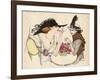 Two Ladies Drinking 1930S-J. Gose-Framed Art Print