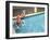 Two Ladies Getting into a Swimming Pool, 2000-Peter Breeden-Framed Giclee Print