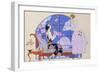 Two Ladies in a Salon, 1924-Georges Barbier-Framed Premium Giclee Print