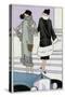 Two Ladies in Coats Designed by Drecoll and Jenny-null-Stretched Canvas