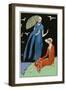 Two Ladies in Dresses by Beer and Bernard-null-Framed Art Print