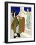 Two Ladies in Evening Outfits by Paul Poiret and Beer-null-Framed Art Print