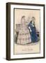 Two Ladies in Indoor Dresses-null-Framed Art Print
