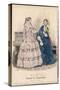 Two Ladies in Indoor Dresses-null-Stretched Canvas