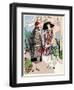 Two Ladies in Outfits by Drecoll and Madeleine Et Madeleine-null-Framed Art Print