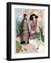 Two Ladies in Outfits by Drecoll and Madeleine Et Madeleine-null-Framed Art Print