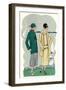 Two Ladies in Outfits by Drecoll and Molyneux-null-Framed Art Print