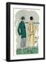 Two Ladies in Outfits by Drecoll and Molyneux-null-Framed Art Print