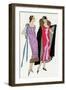 Two Ladies in Outfits by Jeanne Lanvin and Jean Patou-null-Framed Art Print