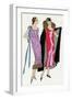 Two Ladies in Outfits by Jeanne Lanvin and Jean Patou-null-Framed Art Print