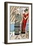Two Ladies in Outfits by Lucien Lelong and Jean Patou-null-Framed Photographic Print