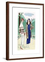 Two Ladies in Outfits by Madeleine Et Madeleine-null-Framed Giclee Print