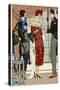 Two Ladies in Outfits by Paul Poiret-null-Stretched Canvas