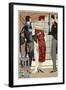 Two Ladies in Outfits by Paul Poiret-null-Framed Art Print