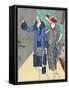 Two Ladies in Outfits by Philippe Et Gaston and Beer-null-Framed Stretched Canvas