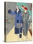 Two Ladies in Outfits by Philippe Et Gaston and Beer-null-Stretched Canvas