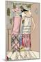 Two Ladies in Outfits by Philippe Et Gaston and Bernard-null-Mounted Art Print