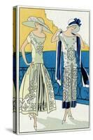Two Ladies in Summer Dresses by Jeanne Lanvin-null-Stretched Canvas