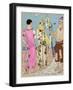 Two Ladies in Summer Outfits by Bernard-null-Framed Art Print