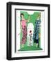 Two Ladies in Summer Outfits by Premet and Doeuillet-null-Framed Art Print