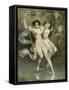 Two Ladies on a Swing, Illustration from "Les Sylphides"-Charles Bargue-Framed Stretched Canvas