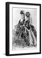 Two Ladies-Constantin Guys-Framed Giclee Print