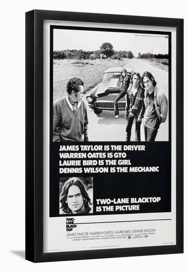 Two-Lane Black Top-null-Framed Poster